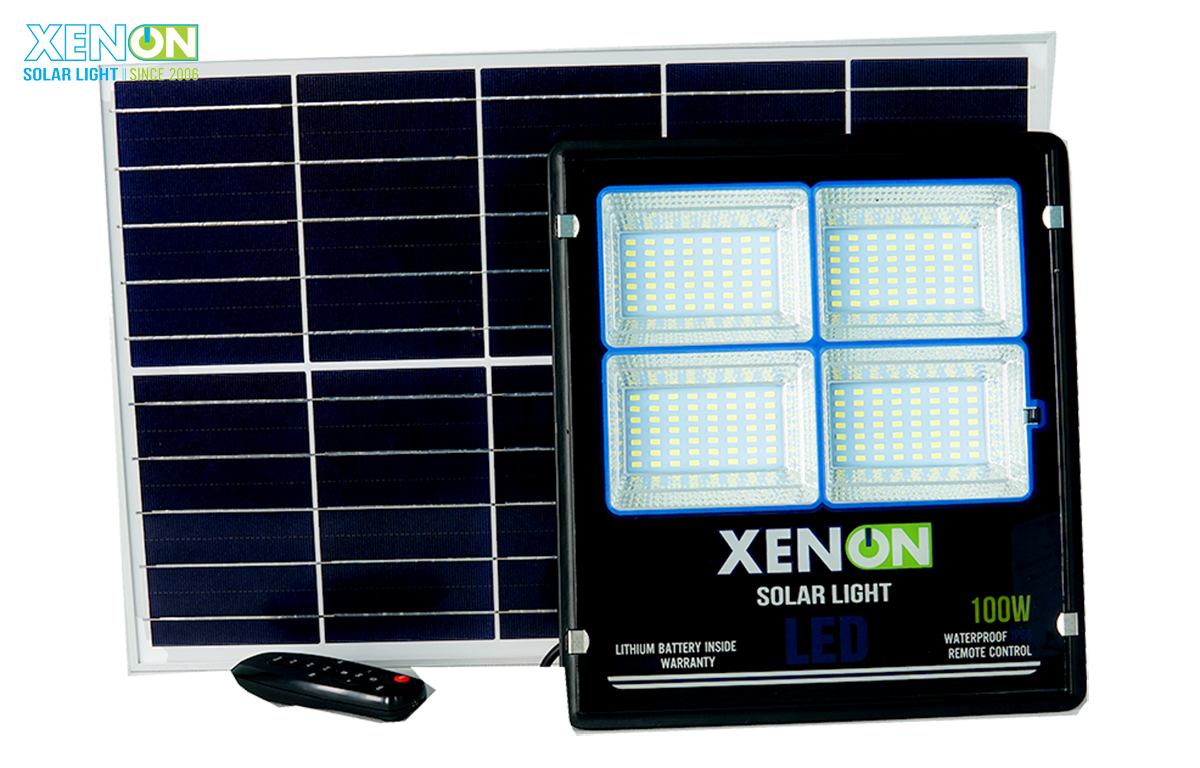 Đèn pha Năng Lượng Mặt Trời 100W Xenon X100W